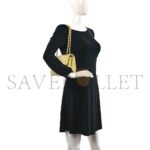 CHANEL CAVIAR QUILTED SMALL DOUBLE COVER YELLOW (23*14.5*6cm) - Image 2