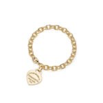 TIFFANY HEART TAG BRACELET IN YELLOW GOLD, MEDIUM 60139692