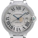 CARTIER BALLON BLEU DE 42MM SILVER MEN'S WATCH WE9009Z3 - Image 4