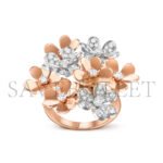 VAN CLEEF ARPELS FRIVOLE RING, 8 FLOWERS VCARFIQ00 - Image 4