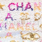 CHANEL SEQUIN LOGO CC SMALL SINGLE FLAP WHITE MULTICOLOR (20*13*6cm) - Image 4