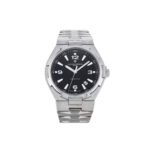 VACHERON CONSTANTIN OVERSEAS AUTOMATIC BLACK DIAL WATCH 47040/B01A-9094