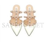 VALENTINO ROCKSTUD PATENT-LEATHER MULE 5W2S0H15VNW_L62 - Image 4