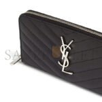YSL CASSANDRE MATELASS� ZIP AROUND WALLET IN GRAIN DE POUDRE LEATHER�358094BOW021000 (19*9.5*2.5cm) - Image 2