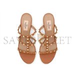 VALENTINO ROCKSTUD CALFSKIN LEATHER SLIDE SANDAL 60 MM 4W2S0C47VOD_KEL - Image 5