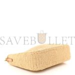 PRADA RAFFIA RE-EDITION 2005 SHOULDER BAG TAN (22*17*6cm) - Image 3