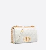 Medium handbag ivory soft cannage pattern