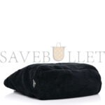 PRADA TERRY TOTE BAG BLACK WHITE (39*33*14cm) - Image 3