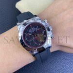 ROLEX DAYTONA COSMOGRAPH 40MM 18K WHITE GOLD AUTOMATIC MECHANICAL WATCH 116519-0104 - Image 2