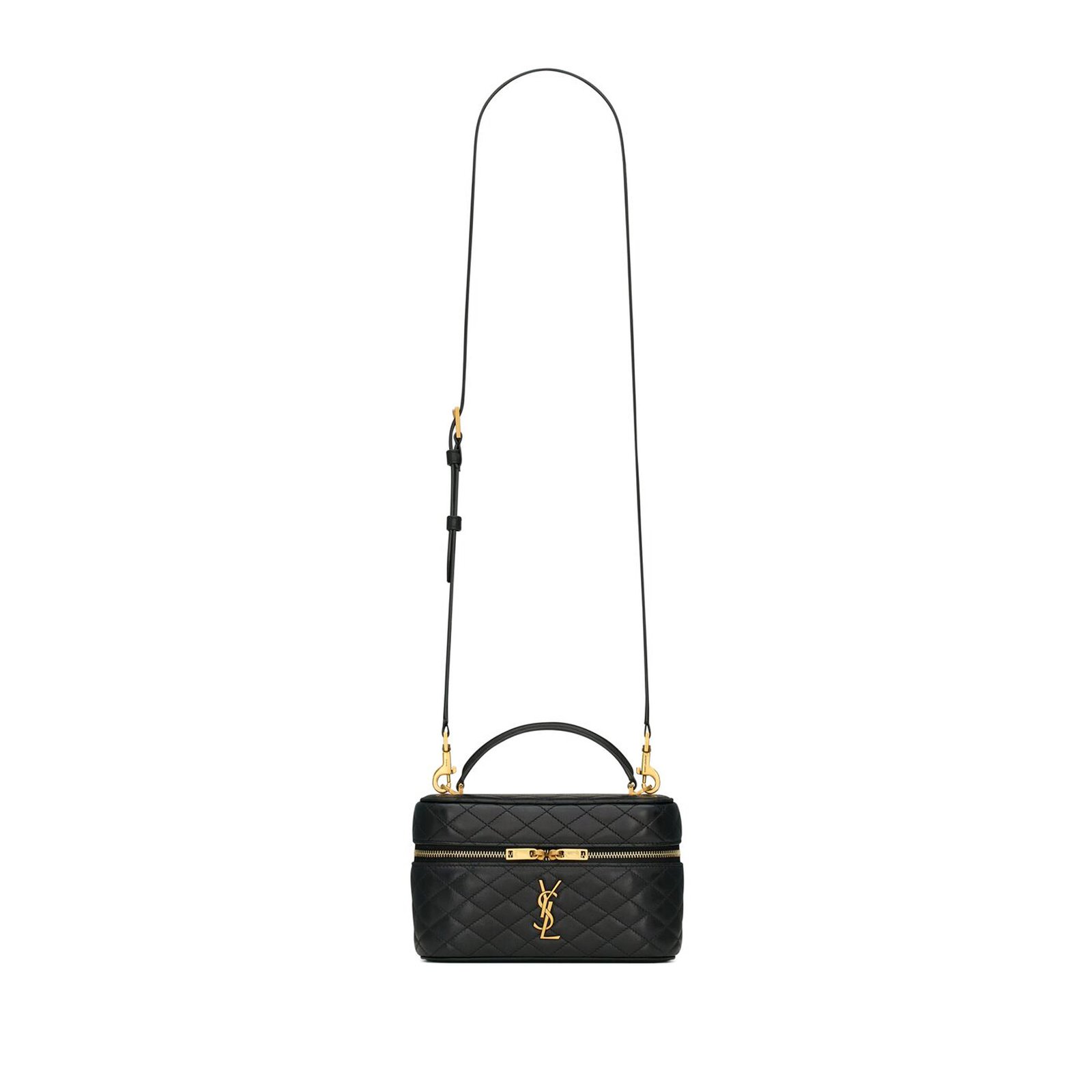 2aad6ca2f6a528dc8de1a1df13524f138fddbb43 YSL GABY VANITY BAG IN LAMBSKIN 7667311EL071000 (18*11*6.5cm) - Image 1
