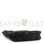 PRADA TESSUTO NYLON GAUFRE SHOULDER BAG BLACK (20*17*6cm) - Image 3