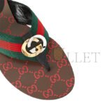 GUCCI KIKA WEB THONG SANDALS 612138 - Image 4