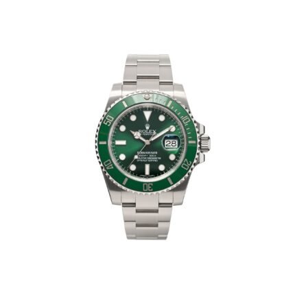 ROLEX STAINLESS STEEL 40MM OYSTER PERPETUAL SUBMARINER DATE "HULK" WATCH GREEN 116610LV