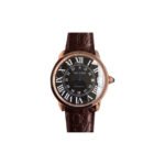 CARTIER LONDON SOLO SERIES GOLD CASE ULTRA-THIN FORMAL MEN'S WATCH W6701009