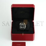 CARTIER SANTOS LARGE STAINLESS STEEL AUTOMATIC WATCH WSSA0037 - Image 2