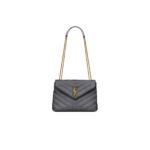 YSL LOULOU SMALL IN QUILTED LEATHER 494699DV7271112 (23*17*9cm)