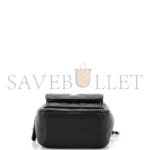 CHANEL CLASSIC CC CHAIN POCKET BACKPACK QUILTED CAVIAR MINI AP3753 (18*13*9cm) - Image 4