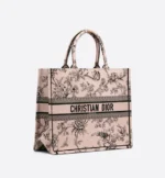 Large book bag pink (42 x 35 x 18.5 cm)