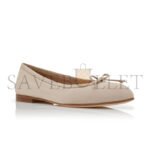 MANOLO BLAHNIK VERALLI LIGHT BEIGE SUEDE BALLERINA FLATS 223-1336-0012 - Image 2