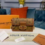 Louis Vuitton Monogram Reverse Canvas Dauphine Chain Wallet M68746