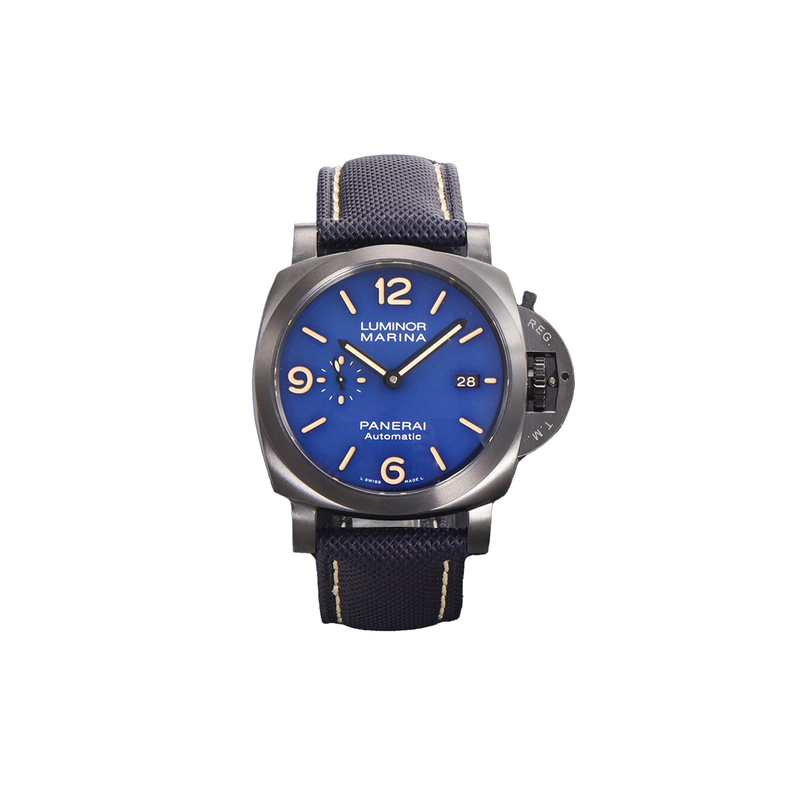 2c63b9523a3dd19d6bcefa7cd41474f55fae65d1 PANERAI LUMINOR MARINA WATCH PAM1021 - Image 1
