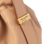 YSL RIVE GAUCHE�LACED BUCKET BAG IN LEATHER�710261325688 (21*23*14cm) - Image 4