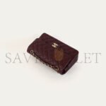 CHANEL MEDIUM FLAP BAG BURGUNDY (23*14.5*6cm) - Image 5