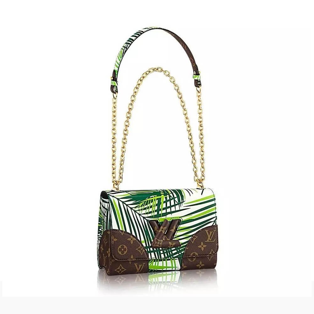 2efe8be867a5bfec674d98f16c1759f1bf409d5c Louis Vuitton Palm Print Twist MM Bag M50282 - Image 1