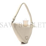 PRADA GRACE LUX TRIANGLE POUCH WHITE (26*14*8cm) - Image 2