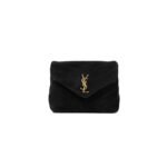 YSL TOY LOULOU SHOULDER BAG IN SUEDE 6784011U8271000 (20*14*7cm)