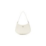 PRADA SPAZZOLATO CLEO SHOULDER BAG WHITE (27*18*5cm)