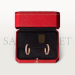 CARTIER LOVE�HOOP EARRINGS, MEDIUM MODEL, PAVED N8515192 - Image 3