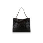 YSL NIKI LARGE QUILTED CRINKLED GLOSSED-LEATHER TOTE 19971654706912833 (39*31.5*12.5cm)