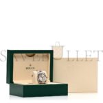 ROLEX STAINLESS STEEL 18K EVEROSE GOLD DIAMOND 36MM OYSTER PERPETUAL DATEJUST WATCH SILVER FLUTED 126231 - Image 2