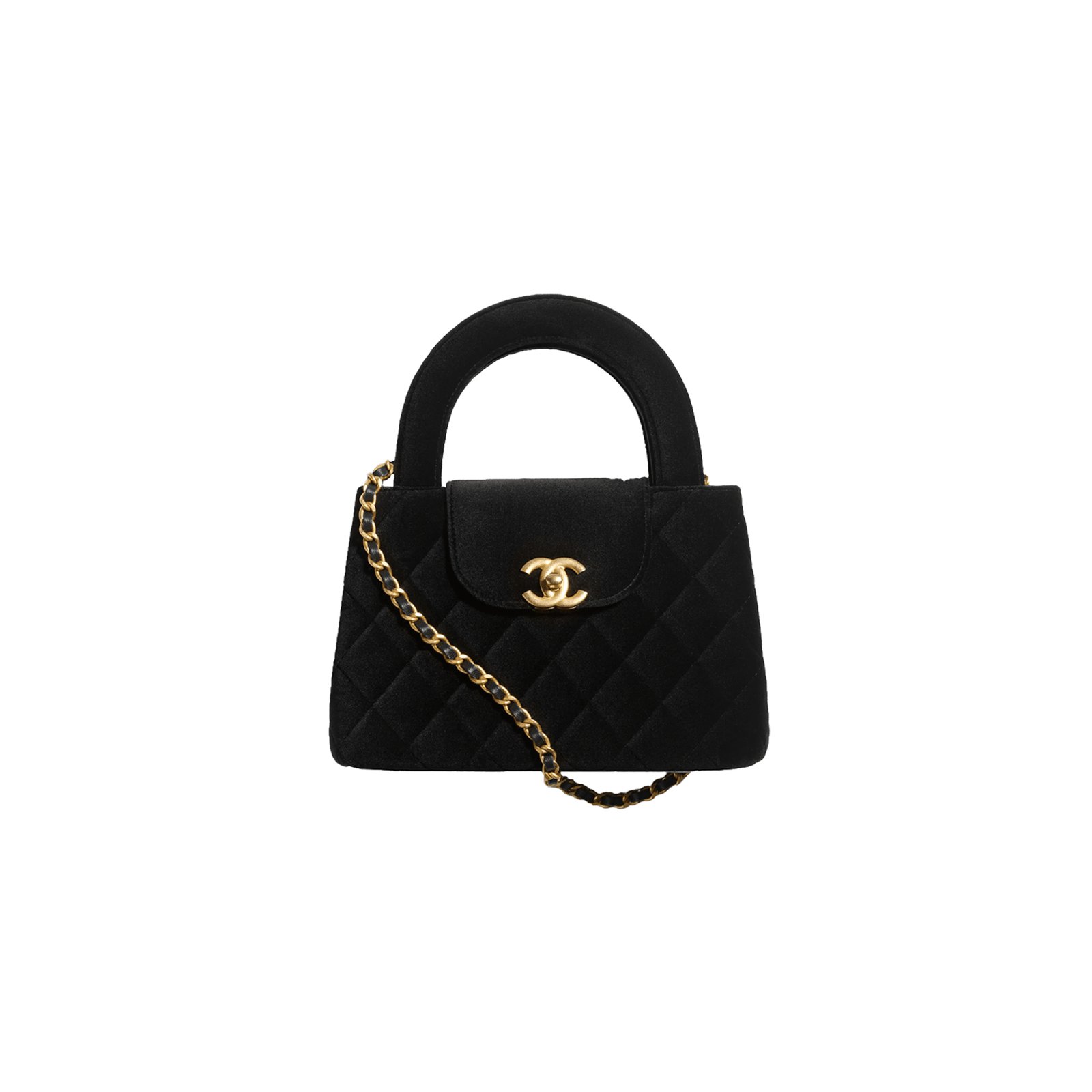 31bda810183cbbf9fa773f73d8fcdffe924233b9 CHANEL MINI KELLY HANDLE BAG AS4416 (19*13*7cm) - Image 1