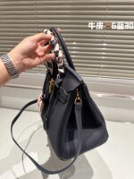 Hermès Birkin Togo Calf Gold Hardware Midnight blue size: 30Cm/ 25Cm - Image 2