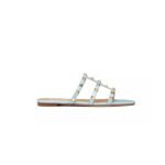 VALENTINO ROCKSTUD FLAT SLIDE SANDAL 5W2S0C49VOD_ZJ4