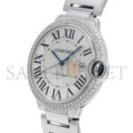 CARTIER BALLON BLEU DE 42MM SILVER MEN'S WATCH WE9009Z3 - Image 2