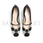 VALENTINO BOWOW PUMPS IN MOIR� FABRIC WITH CRYSTALS 45MM 6W2S0LC0CQG_R2D - Image 4