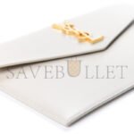 YSL UPTOWN POUCH IN SMOOTH LEATHER 565739562003 (27*16*2cm) - Image 4