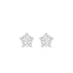 VAN CLEEF ARPELS LOTUS OPENWORK EARRINGS MINI MODEL VCARP0ZV00