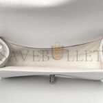 CHANEL CAVIAR QUILTED SMALL BOY FLAP WHITE (20*12*6cm) - Image 4