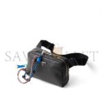 PRADA LEATHER SHOULDER BAG WITH CHARM 2VH181 (24*16.5*7cm) - Image 2