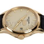 PATEK PHILIPPE CALATRAVA YELLOW GOLD LACQUERED IVORY DIAL WATCH 5227J-001 - Image 2
