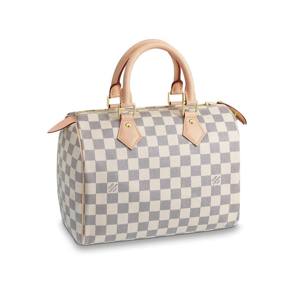 35696f65e76b0399e1e085e1211e726670b4fbf6 Louis Vuitton Damier Azur Canvas Speedy 25 N41371 - Image 1