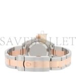 ROLEX STAINLESS STEEL 18K EVEROSE GOLD DIAMOND MOTHER OF PEARL 28MM OYSTER PERPETUAL DATEJUST WATCH 279171 - Image 3