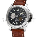 PANERAI LUMINOR GMT AUTOMATIC 44MM GMT STEEL BLACK DIAL WATCH PAM00088 - Image 2