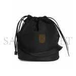 YSL RIVE GAUCHE�LACED BUCKET BAG IN LEATHER�71026161055 (21*23*14cm) - Image 2