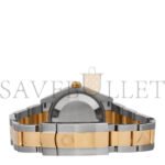 ROLEX STAINLESS STEEL 18K YELLOW GOLD DIAMOND BLACK MOTHER OF PEARL 31MM OYSTER PERPETUAL DATEJUST WATCH 278383RBR - Image 3