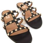 VALENTINO ROCKSTUD FLAT SLIDE SANDAL 5W2S0C49VOD_0NO - Image 6